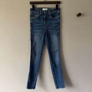 FREE PEOPLE WE THE FREE HIGH RISE SKINNY JEANS SIZE 27